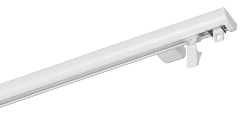 Szyna aluminiowa pojedyncza kompletna biała ZD-300 żabka - obrazek 3