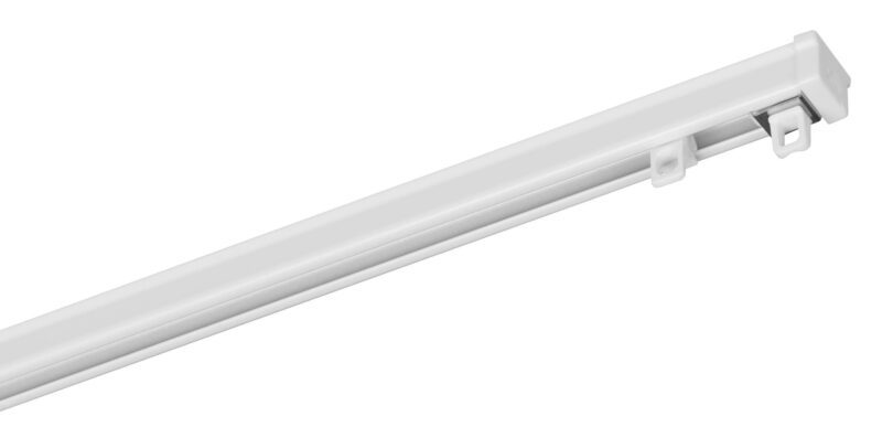 Karnisz sufitowy aluminiowy pojedynczy biały ZS-300 z Oczkami – komplet 300 cm - obrazek 9