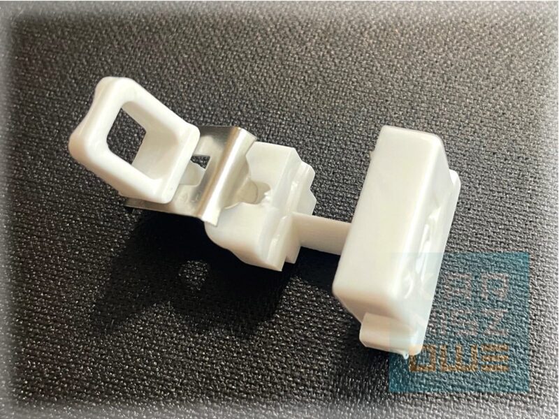 Stopper z zaślepką do karnisza sufitowego Creativa ZS biały