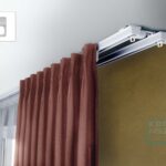 Karnisz sufitowy podwójny aluminiowy ZS2-200 z oczkami – biały