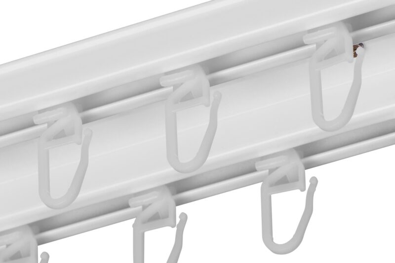 Szyna aluminiowa podwójna kompletna biała CH2-150A - obrazek 6