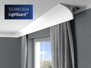 Listwa karniszowa Mardom Decor QL011 W TECHNOLOGII LIGHTGUARD 9,5cm - obrazek 4