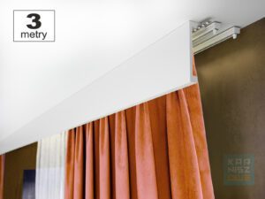 Maskownica karnisza Creativa LK-02KO LightBlocker 15×300 cm – listwa z miejscem na LED