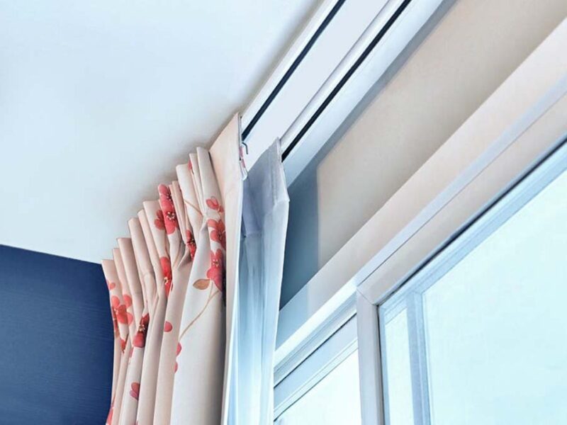 Szyna aluminiowa podwójna kompletna biała CH2-150A