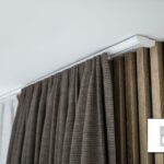 Szyna aluminiowa pojedyncza kompletna biała ZD-300 Oczko