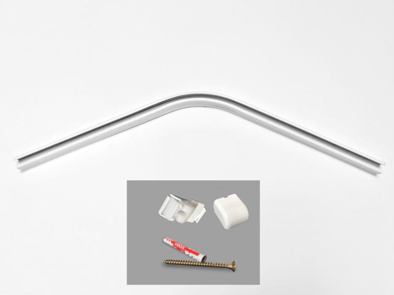 Łuk 135' do szyn karniszowych ZS Creativa + akcesoria