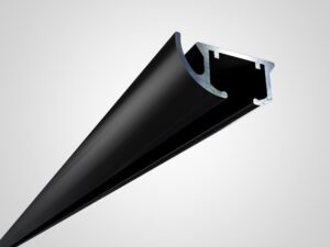 Szyna aluminiowa podwójna czarna ZD2-100 Żabka - obrazek 3