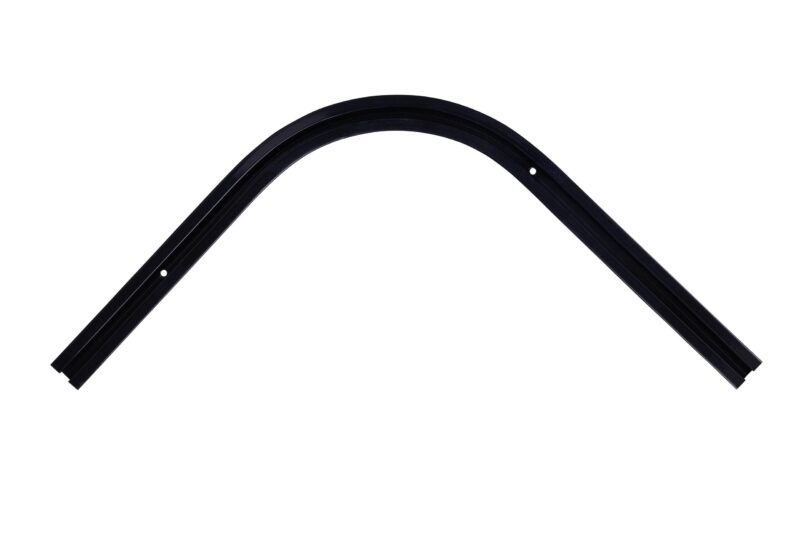 Szyna aluminiowa podtynkowa pojedyncza kompletna czarna PS-100 Żabka - obrazek 11