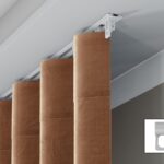 Szyna karniszowa podtynkowa aluminiowa kompletna biała PS-200 Oczko