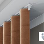 Szyna karniszowa podtynkowa aluminiowa kompletna biała PS-300 Żabka