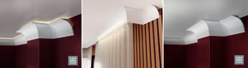 Listwa karniszowa Creativa LK-06 Lightblocker 12cm (multifunkcyjna) - obrazek 6