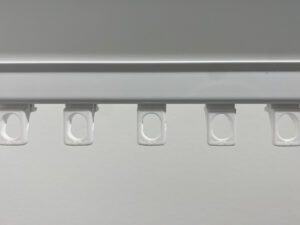 Szyna aluminiowa podwójna kompletna biała ZS2-500/2 Oczko - obrazek 6