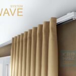 Karnisz sufitowy Wave 8cm — pojedynczy 200 cm, aluminiowy biały (ZS-200)