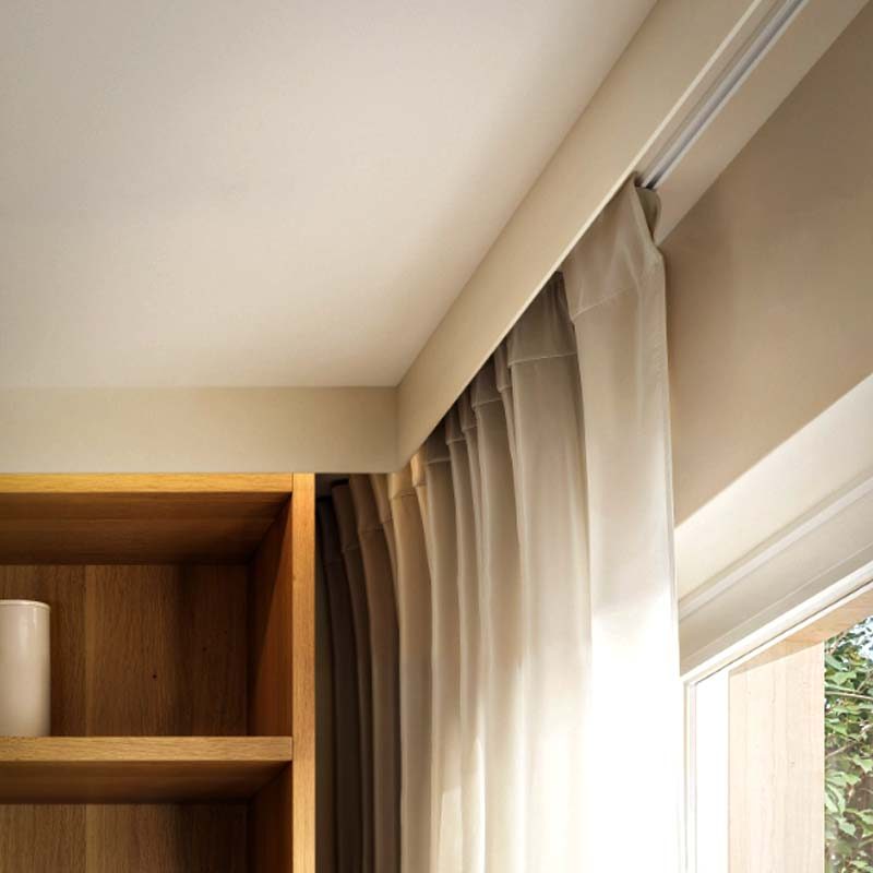 Maskownica karnisza Orac Decor CX215-2600 LEDGE z miejscem na taśmę LED we wnętrzu salonu