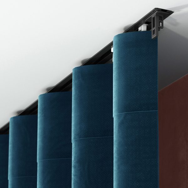 Karnisze podtynkowe czarne