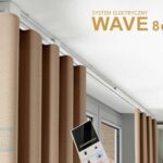 Karnisz elektryczny teleskopowy Wave 8 cm. Creativa 250–450 cm Wi-Fi